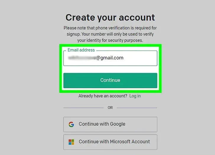آموزش ساخت اکانت در Chat GPT